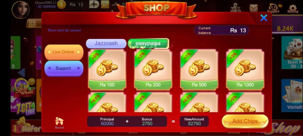 aviator 92 game deposit section