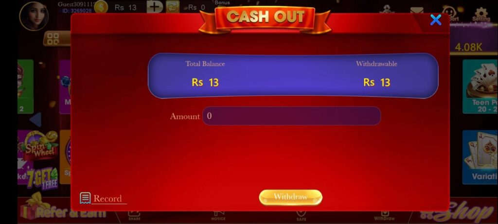 aviator 92 game withdraw section